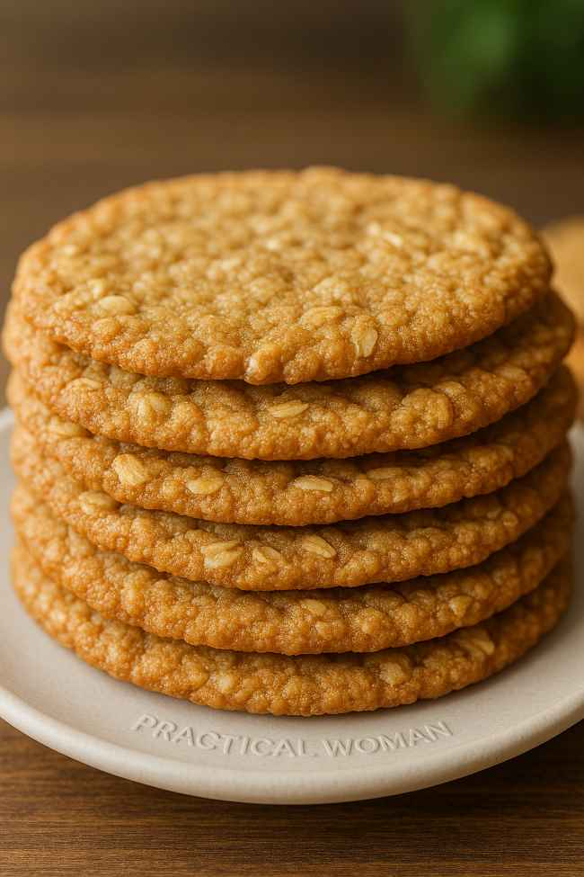 Lacy Oatmeal Cookies Recipe
