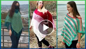 Trendy Latest Handmade Crochet Ponchos