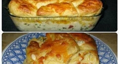 Chicken and Biscuits Casserole